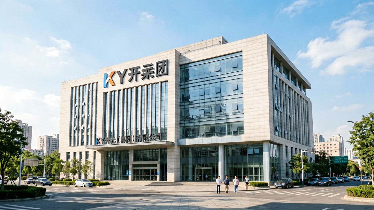 KY开元集团总部大楼外观，展现企业形象与现代化办公环境